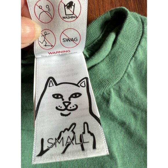 ripndrip long sleeve Graphic  t-shirt Forest Green small - Picture 11 of 12